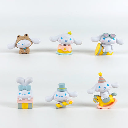 Sanrio Big Ears Cinnamon Dog Series Desktop Trinkets, Trendy Toys, Car Doll Gifts
