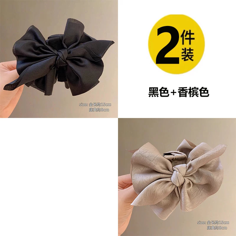 Black cloud bubble hair clip, small volume, sophisticated half-up, small claw clip, back hair updo, shark hair with hair styling flowers
