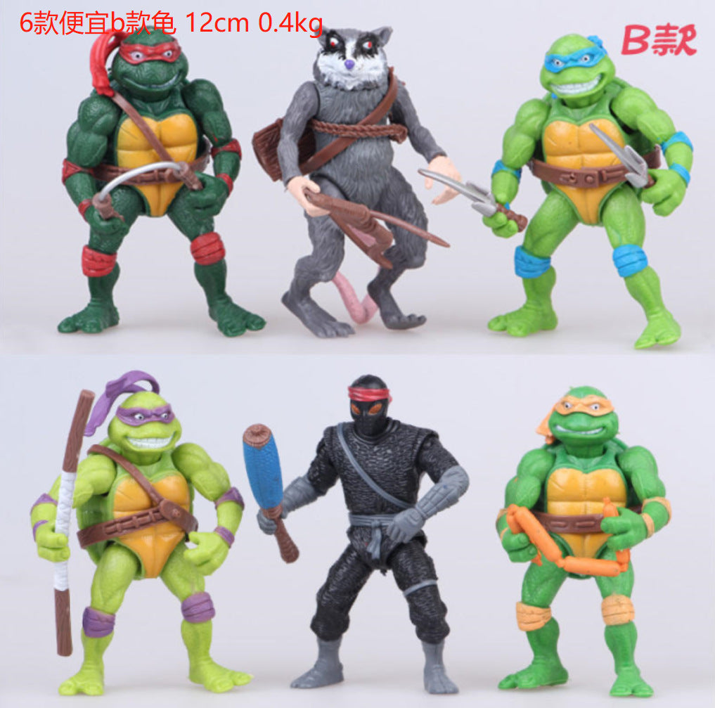 4 and 6 Teenage Mutant Ninja Turtles Movie Edition Cartoon Edition Raphael Figure Figure Action Figure Model Toys