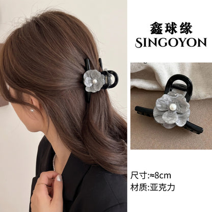 Large Versatile Grab Clip Women's Back of Head Shark Clip Korean Premium Hairpin 2026 Temperament Disc Hair Accessories