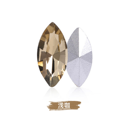 Navette Shape Diamond Rhinestones - Phone Case Perfume Bottle Clothing Crystal Jewelry DIY Accessories