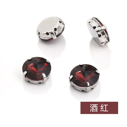 Rivoli Crystal Square Claw Rhinestones - Hand-Sewn Shoe Luggage Clothing Accessories