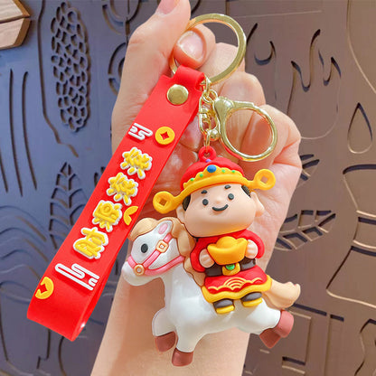 Horse Keychain - Love Pony Mobile Phone Pendant Car Key Chain Student Gift