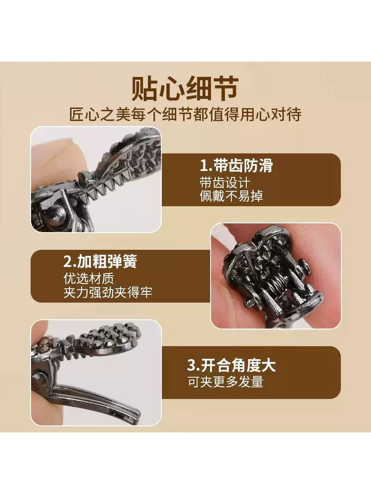 Mini mini sparkling rhinestone hairpin, side forehead bangs clip for women, 2026 new high-end bow hairpin
