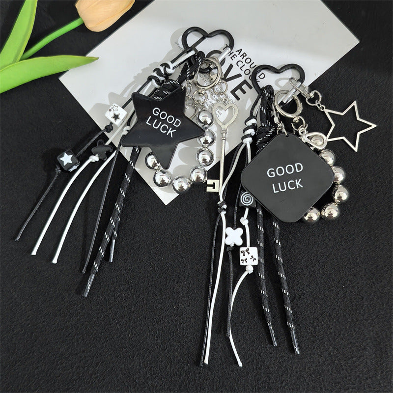 Building blocks, batman, miu, wind lanyard, car pendant, keychain, charm, bag, bag, pendant, cool creative gift woman