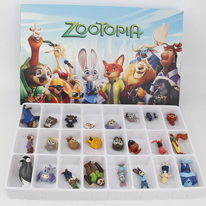 Zootopia bunny Judy Fox Nick handmade ornaments toys doll cake car decoration