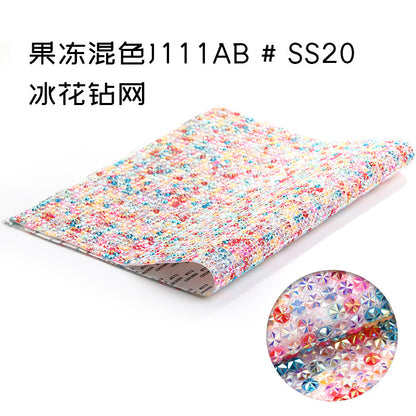 24*40 resin glue mesh, peel-off and instant sticking, DIY crafts, sequin glue, jewelry, accessories, hot melt glue, diamond glue mesh