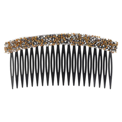 Premium glitter rhinestone hair comb, loose hair management tool, 2026 new toothbrush, bangs inverted comb, elegant hair clip, hair accessory
