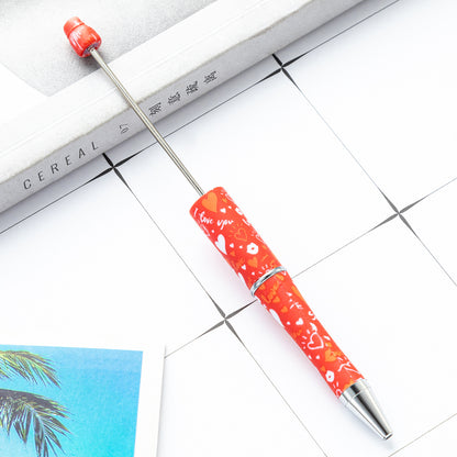 Valentine's Day Beadable Ballpoint Pen – DIY Love Gift Pen | Multiple Colors