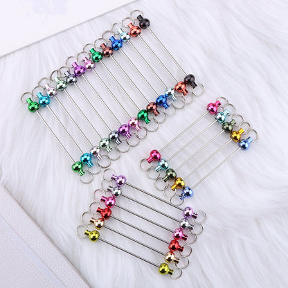 DIY Beaded Keychain Accessories - Wholesale Gradient Color Creative Pendant Keychain