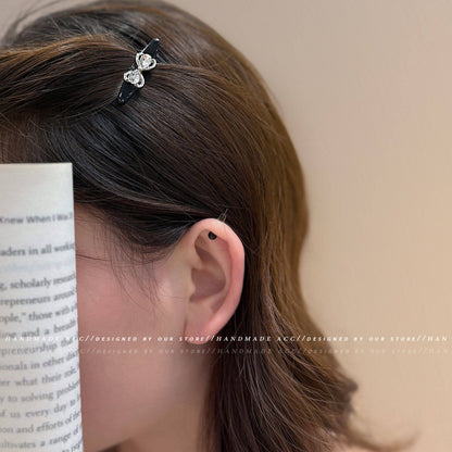 High-end light luxury pearl hair clips, edge clips, delicate side bang clips, women's mini small front-size hair clips, hair clips