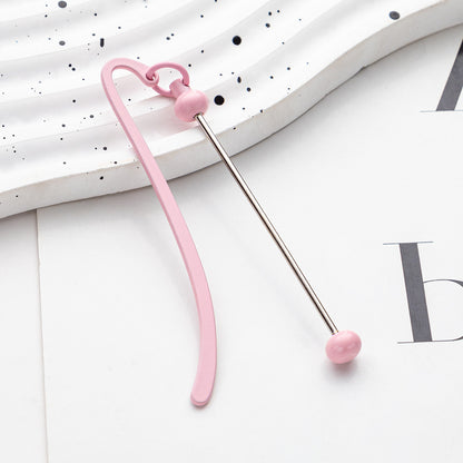 Metal Bookmark - Wholesale Student Graduation Anniversary Gift Creative DIY Beaded Bookmark