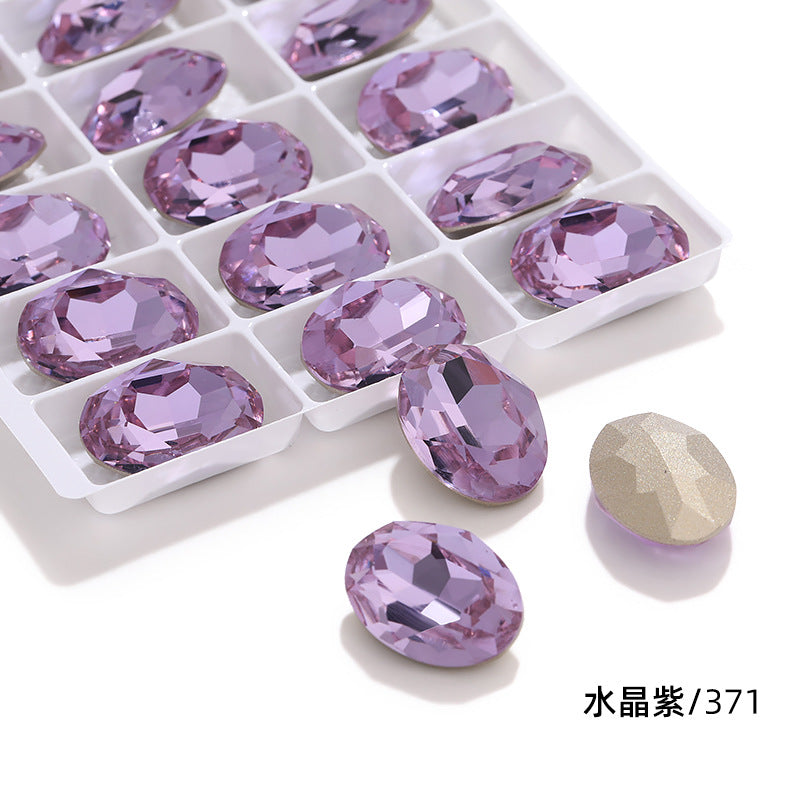 Direct supply of oval, pointed-bottom, special-shaped diamonds, phone cases, diamonds, shoes, bags, clothing, accessories, pointed sole oval diamonds