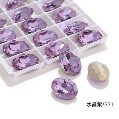 Direct supply of oval, pointed-bottom, special-shaped diamonds, phone cases, diamonds, shoes, bags, clothing, accessories, pointed sole oval diamonds