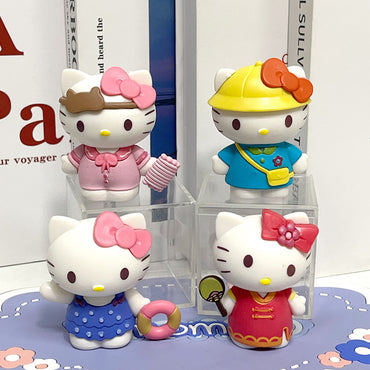 dress-up diary kt cat kt cat cat figure anime toy model claw machine gacha blind box doll ornament wholesale