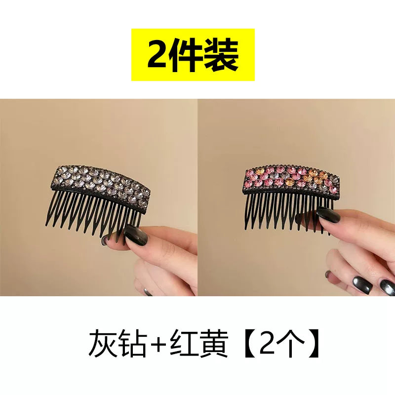 Elegant Diamond Inverted Comb for Women, High-End Rhinestone Hair Comb, Loose Hair Organizer, 2026 New Hair Accessory Hairpin