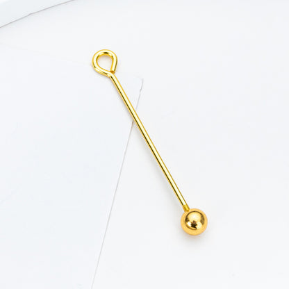 DIY beading poles can hang necklaces, pendants, earrings, jewelry, multicolor metal conical beading poles, spot wholesale