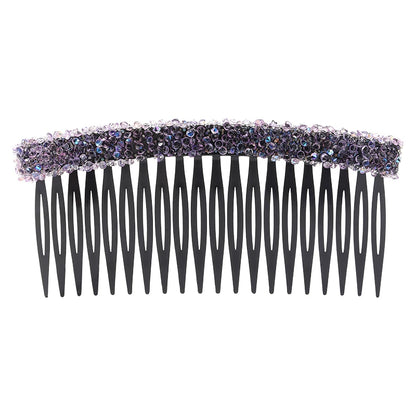 2026 New Sparkling Rhinestone Hair Comb, Loose Hair Organizer, Bangs Hair Clip, Frontal Side Hair Clip, Back-of-Head Comb