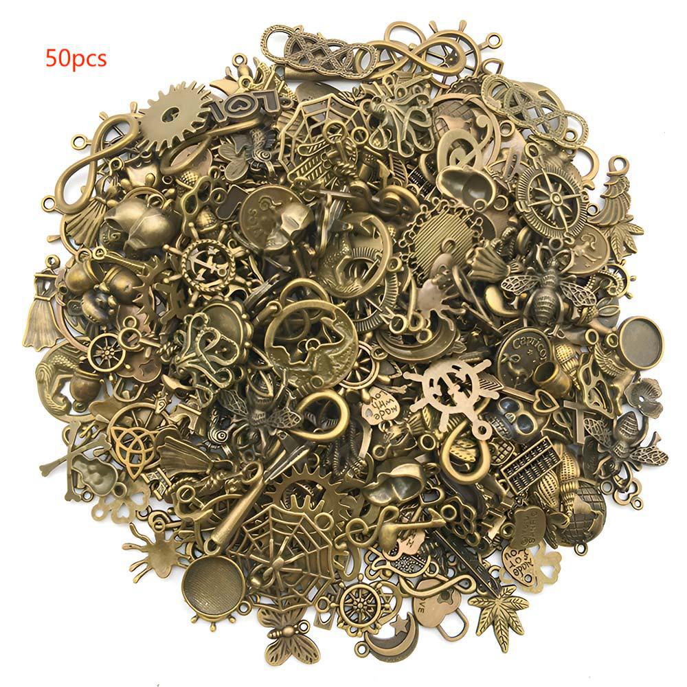 pendant Charms mix collections - Dripping Alloy DIY Bracelet Necklace Earring Key Ring Pendant
