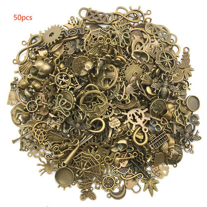 pendant Charms mix collections - Dripping Alloy DIY Bracelet Necklace Earring Key Ring Pendant