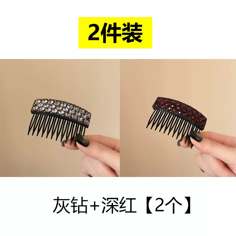 Elegant Diamond Inverted Comb for Women, High-End Rhinestone Hair Comb, Loose Hair Organizer, 2026 New Hair Accessory Hairpin