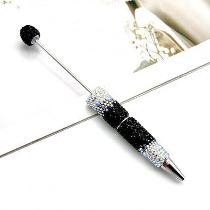 Multi-color gradient full diamond ballpoint pen DIY fun handmade full diamond ballpoint pen educational student stationery gift pen