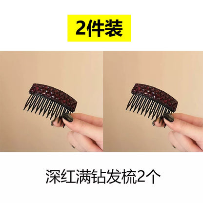 Elegant Diamond Inverted Comb for Women, High-End Rhinestone Hair Comb, Loose Hair Organizer, 2026 New Hair Accessory Hairpin