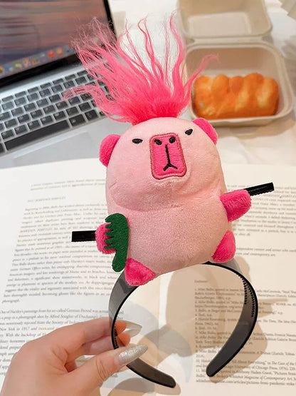 Ratatouille headband, Xiaohongshu, the same style of plush hair dolls, funny bundles, funny hair accessories