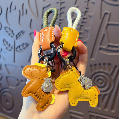 Creative PU leather immediately money keychain pendant cute couple car keychain bag small pendant wholesale