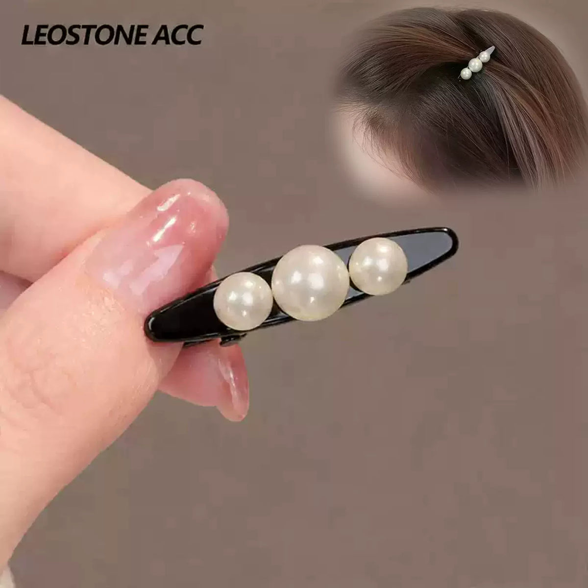 French vintage pearl hair clip, mini duckbill clip, side bangs broken hair clip, delicate side clip, hair clip, new headwear