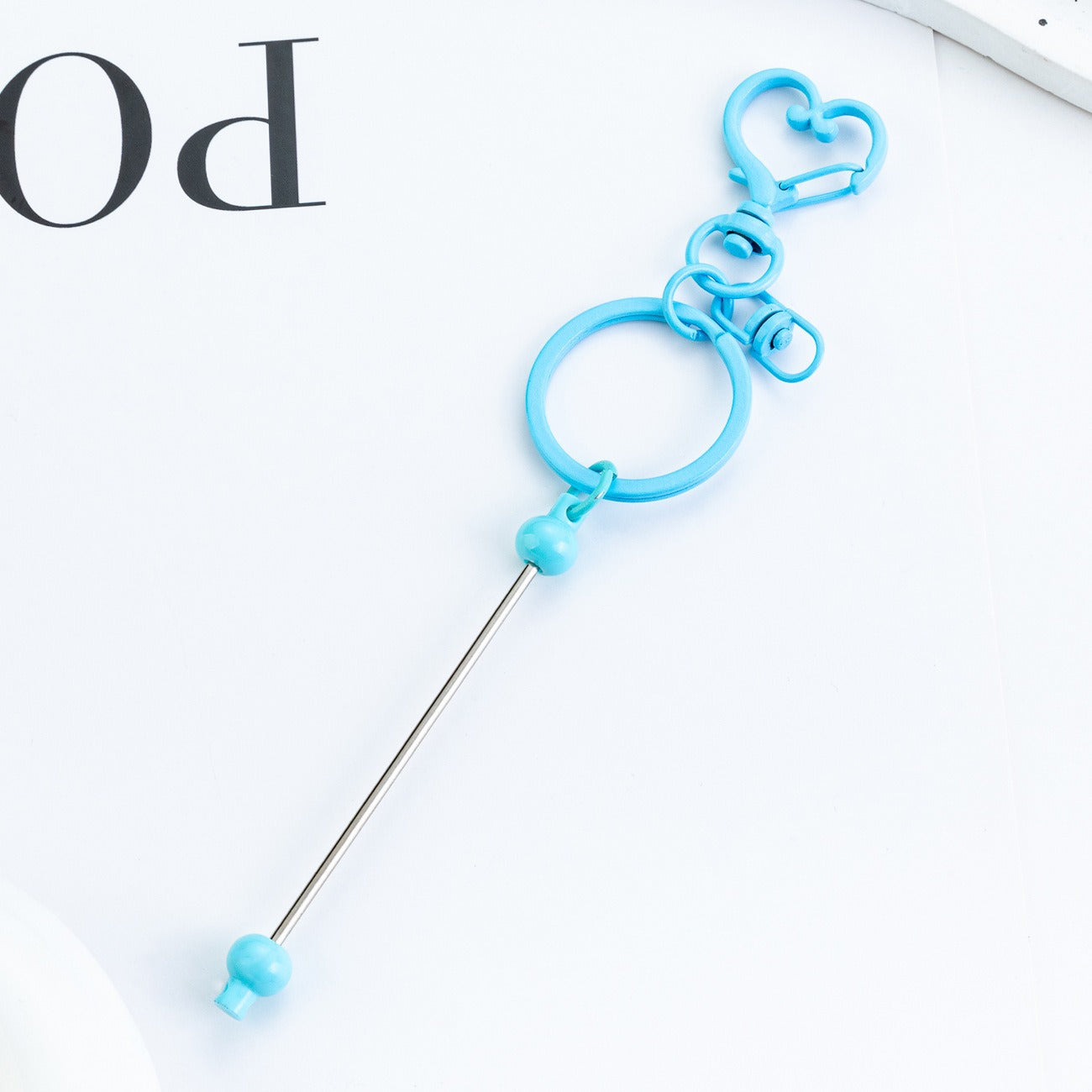 DIY beaded love keychain pendant event small gift key chain creative luggage pendant keychain