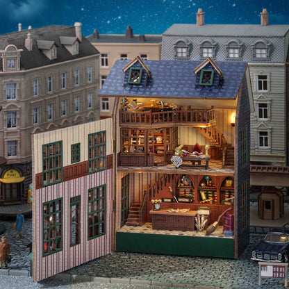 Smart Fun House DIY Cottage New Mini Home Series Wooden Handmade Can Be Opened and Closed Self-made Multi-level Model Gifts