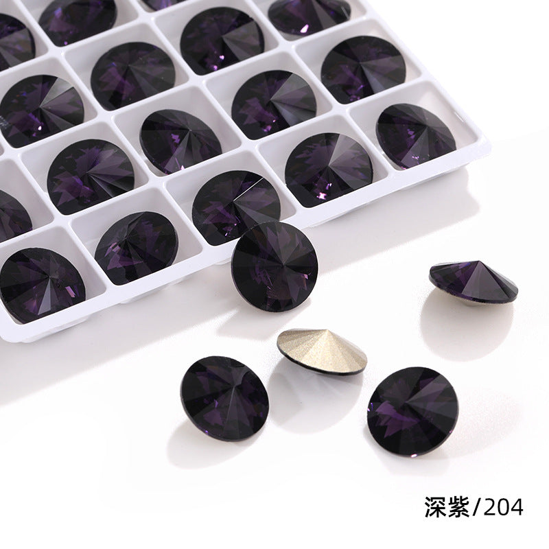 K9 High-End Rhinestone, Satellite, Special-Shaped High-Top Diamond, Wedding Dress, Dress, Crystal Jewelry, Nail Art, Diamond Material, Pointed Bottom Rhinestone