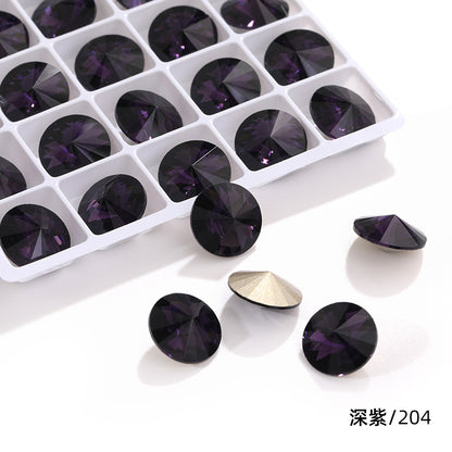 K9 High-End Rhinestone, Satellite, Special-Shaped High-Top Diamond, Wedding Dress, Dress, Crystal Jewelry, Nail Art, Diamond Material, Pointed Bottom Rhinestone