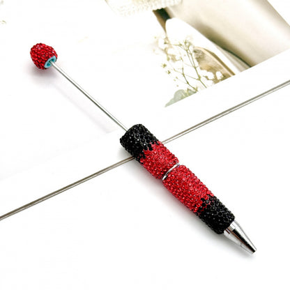 Multi-color gradient full diamond ballpoint pen DIY fun handmade full diamond ballpoint pen educational student stationery gift pen