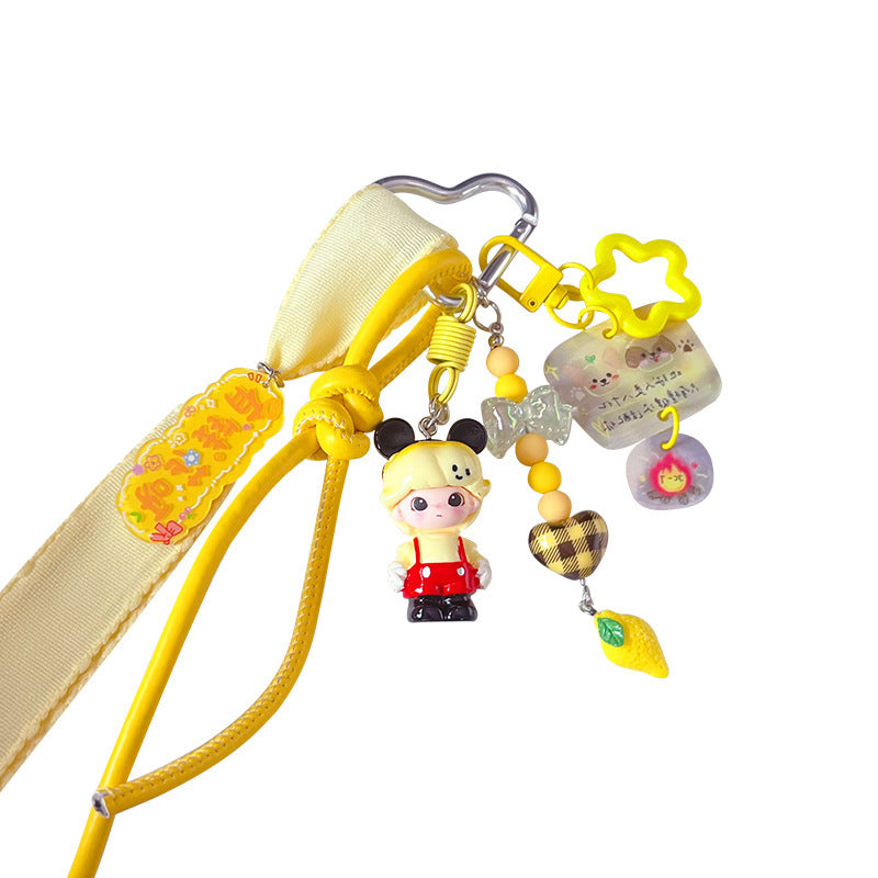 miu is a modi doll bracelet keychain pendant accessories couple DIY bag doll keychain charm wholesale