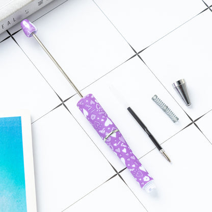 Valentine's Day Beadable Ballpoint Pen – DIY Love Gift Pen | Multiple Colors