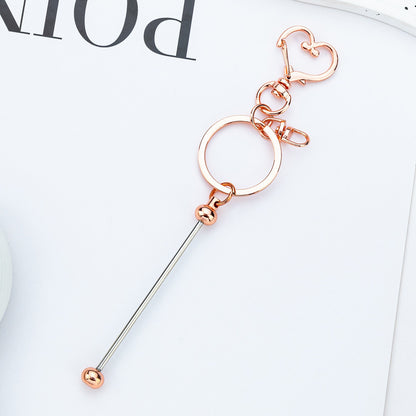 DIY beaded love keychain pendant event small gift key chain creative luggage pendant keychain