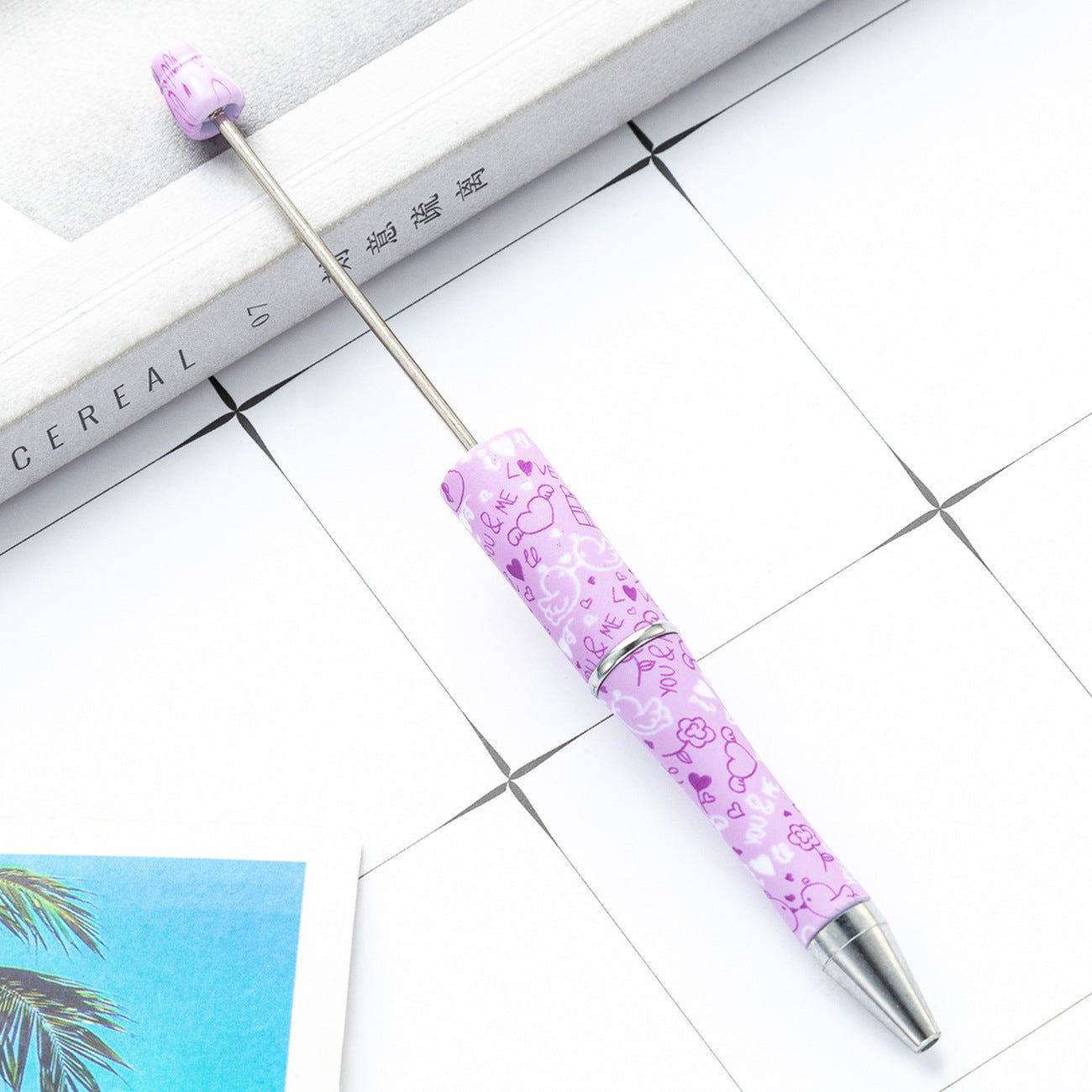 Valentine's Day Beadable Ballpoint Pen – DIY Love Gift Pen | Multiple Colors
