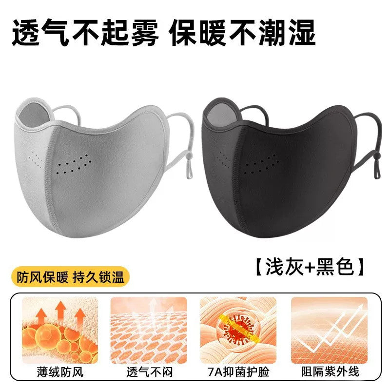 Warm mask, windproof and cold-resistant, 2026 new women's high aesthetic value autumn/winter warm mask, multi-purpose Northeast anti-freeze face