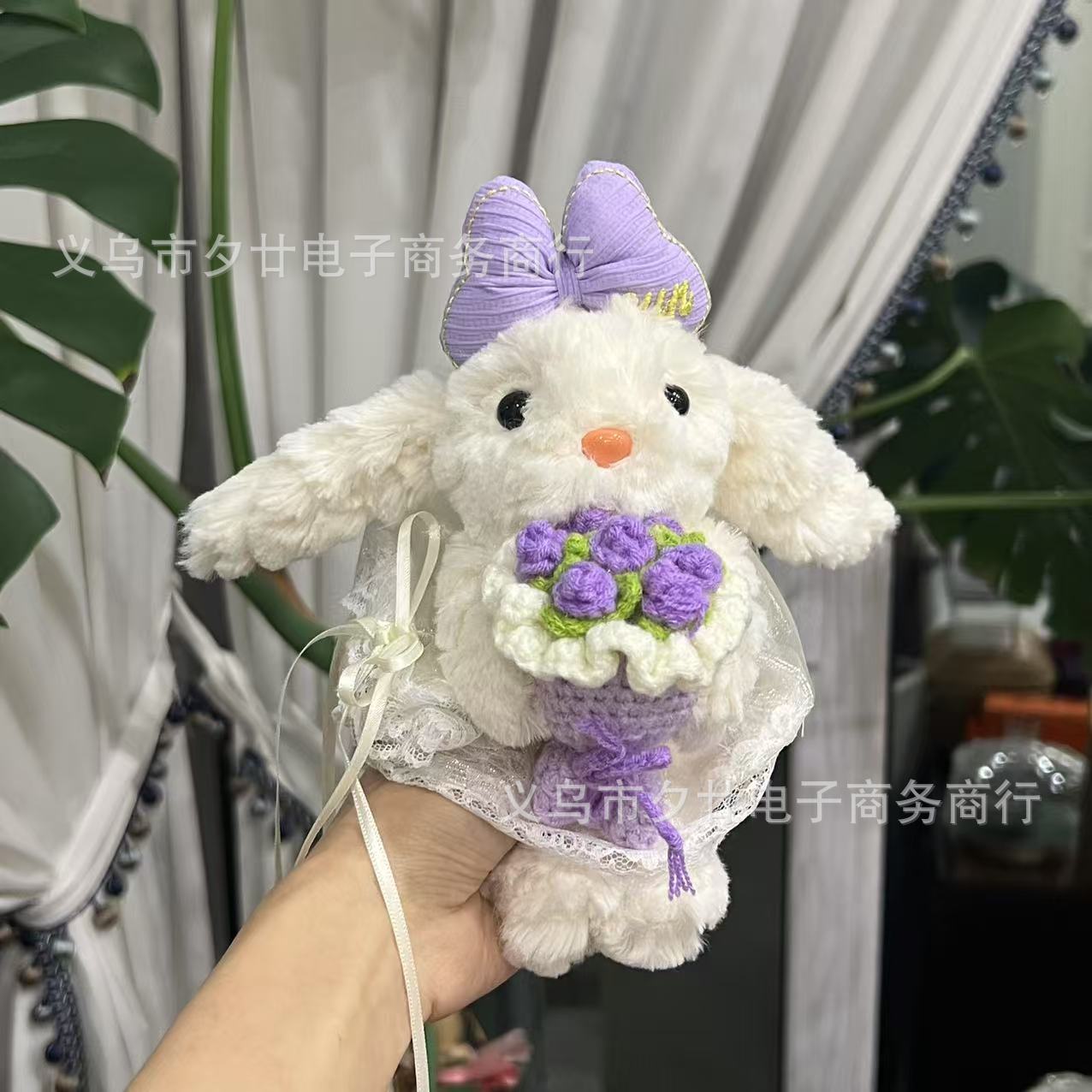 [February 1] Genuine Korean ins handmade Bonnie Rabbit keychain bag pendant doll live blind box wholesale