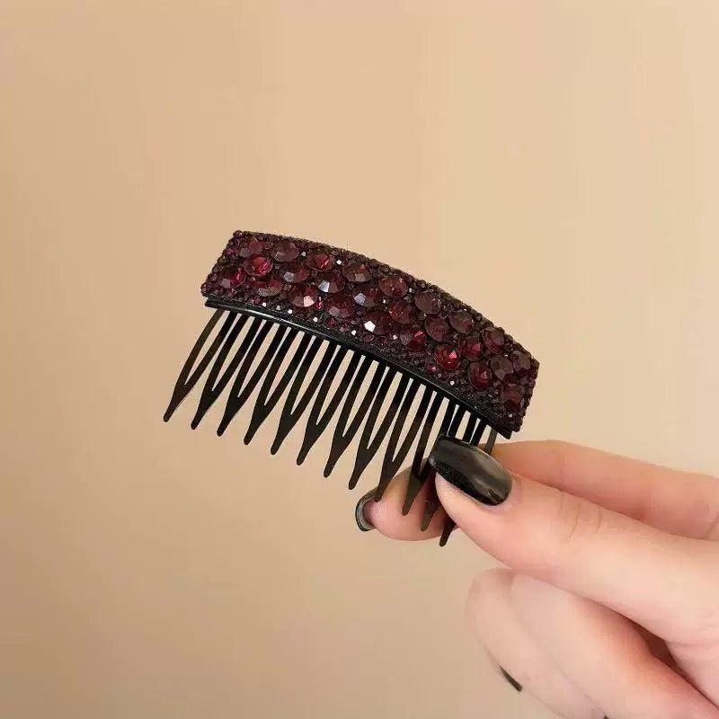 Elegant Diamond Inverted Comb for Women, High-End Rhinestone Hair Comb, Loose Hair Organizer, 2026 New Hair Accessory Hairpin