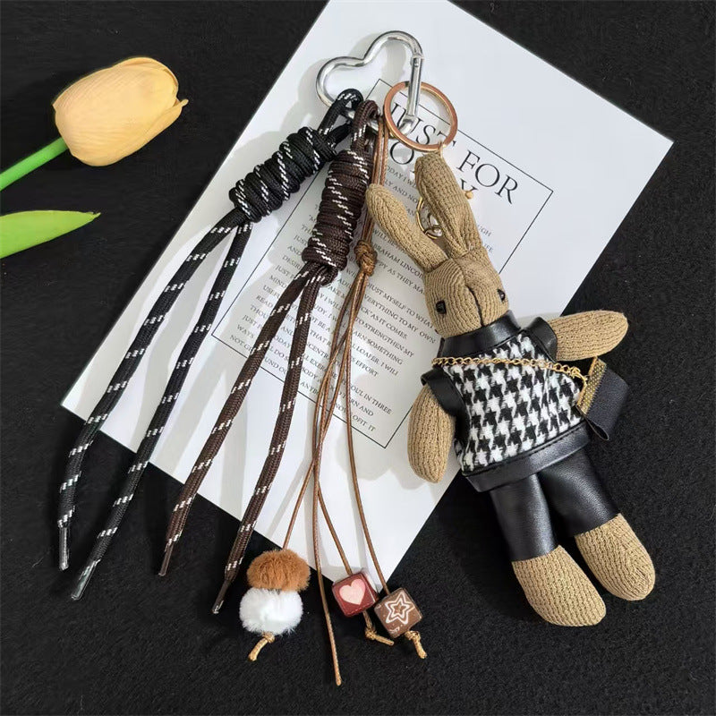 Bags Pants Pendants - Explosive  Houndstooth Scarfs Rabbit Dolls Clothing Plush Toys