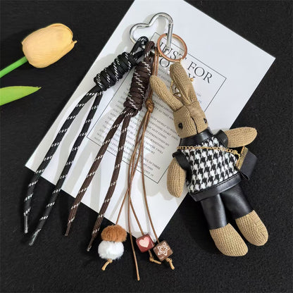 Bags Pants Pendants - Explosive  Houndstooth Scarfs Rabbit Dolls Clothing Plush Toys