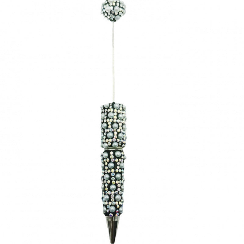 DIY  heavy industry full of diamonds full of pearl ballpoint pen creative gradient beaded ballpoint pen gift pen spot wholesale