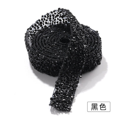 Resin drill belt width 1.2cm tear off instant jewelry handicrafts cups, shoes bags clothing accessories color diamond belt 1 yard