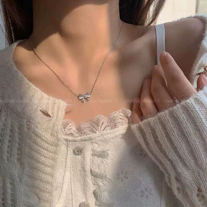 Korean INS style double-layer pearl starry sky necklace for women, sophisticated light luxury necklace, accessory choker collarbone chain