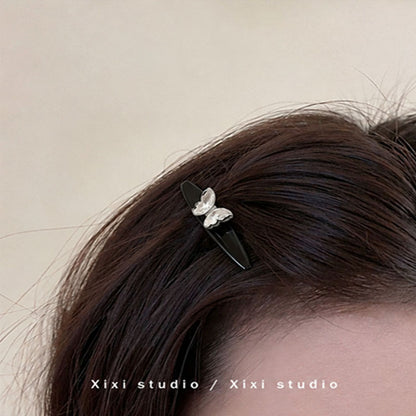 High-end light luxury pearl hair clips, edge clips, delicate side bang clips, women's mini small front-size hair clips, hair clips