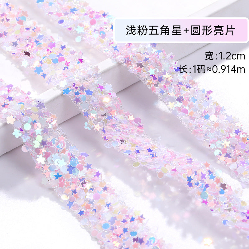Resin Diamond Rhinestone Strips - Tear-Off Ready-to-Paste Sequins Hot Diamond Shoes Clothing Accessories and DIY crafty