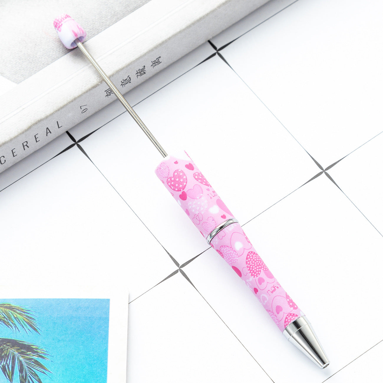 Valentine's Day Beadable Ballpoint Pen – DIY Love Gift Pen | Multiple Colors